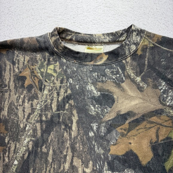 First Star Camouflage Sweatshirt Men's Long Sleeve Pullover Camo Outdoor Hunting - Picture 2 of 8
